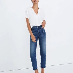 Madewell Mid-Rise Classic Straight Jeans